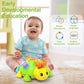 Holaxander Musical Ladybug Baby Toys 6-12 Months, Infant Early Educational Learning Crawling Toys For 1 Year Old Boy, Newborn Fi