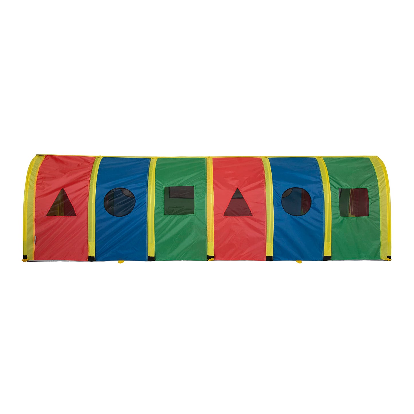 Pacific Play Tents 95200 Kids Super Sensory 9-Foot D Style Institutional Crawl Play Tunnel, 9' X 30'' X 30'', Multicolored