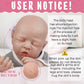 Vollence 18 Inch Full Silicone Baby Doll That Look Real,Eyes Closed Reborn Baby Doll,Real Baby Doll,Lifelike Baby Dolls - Boy