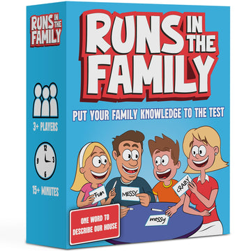 Runs In The Family: Fun Board Games For Family Night - Think Like Your Family Would - Family Games For Kids-Adults