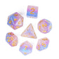 Hddais 7Pcs 3 Colors Dnd Dice Polyhedral Dice Set Glitter D&D Dice For Dungeons And Dragons Role Playing And Other Tabletop Game