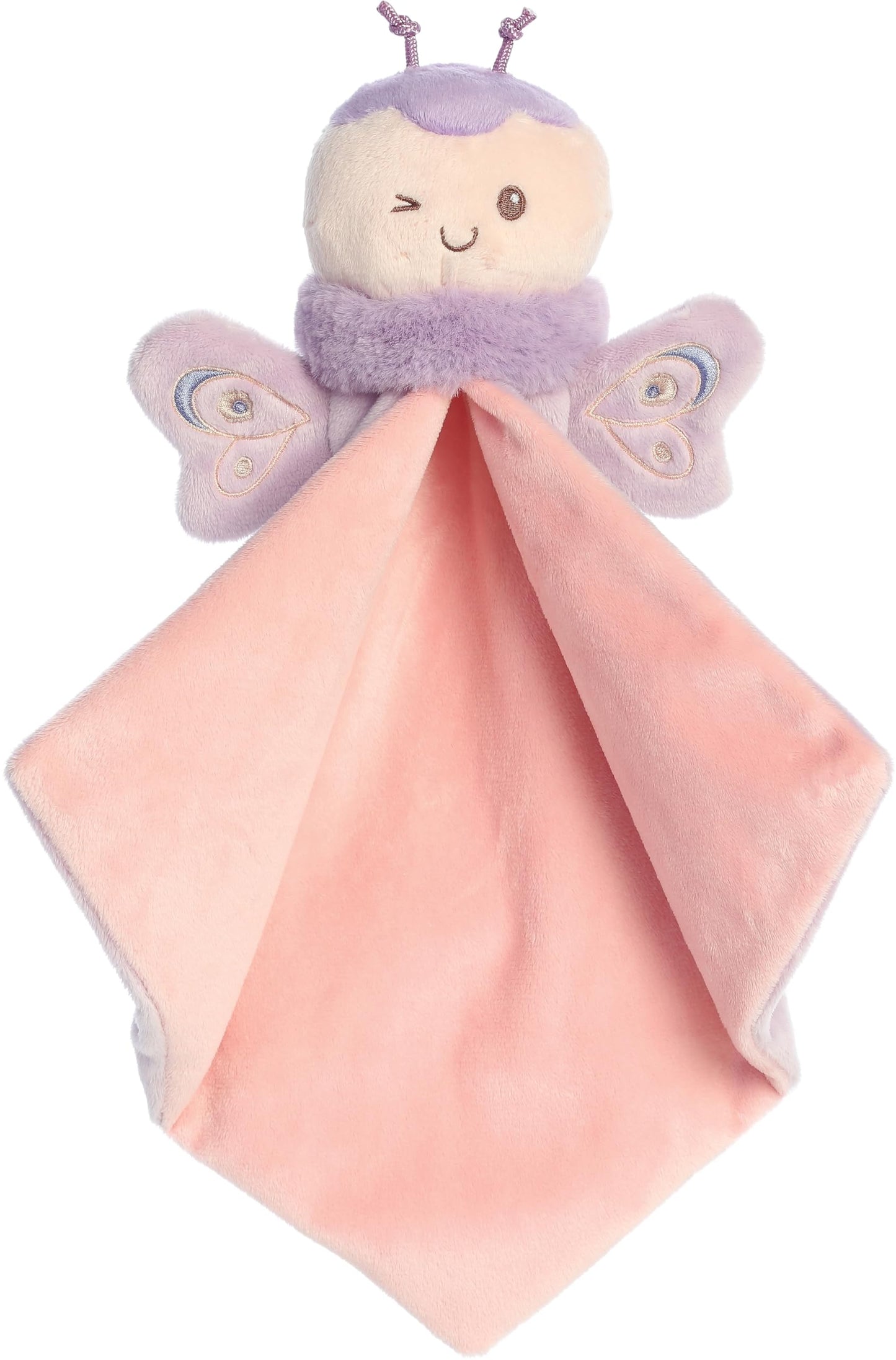 Ebba Snuggly Flutterflies Flutterfly Luvster Baby Stuffed Animal - Soft & Cuddly Toy - Imaginative Play - Purple 16 Inches
