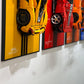 iLuane Display Wallboard for Lego Technic McLaren P1 Model Car Racing Hypercar Model Kit 42172  mature-themed Collectibles Wall Mount  Home or Office D?cor  Pinstriped (No Car Included)