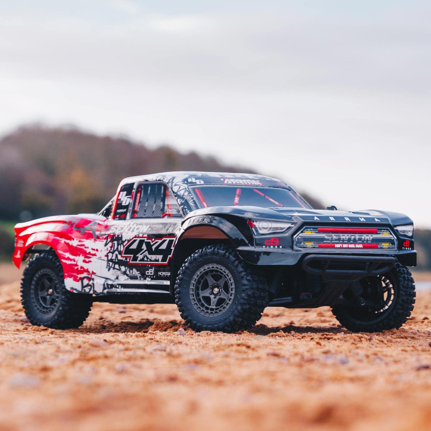 ARRMA 1/10 SENTON 4X4 V3 3S BLX Brushless Short Course Truck RTR (Transmitter and Receiver Included, Batteries and Charger Requi