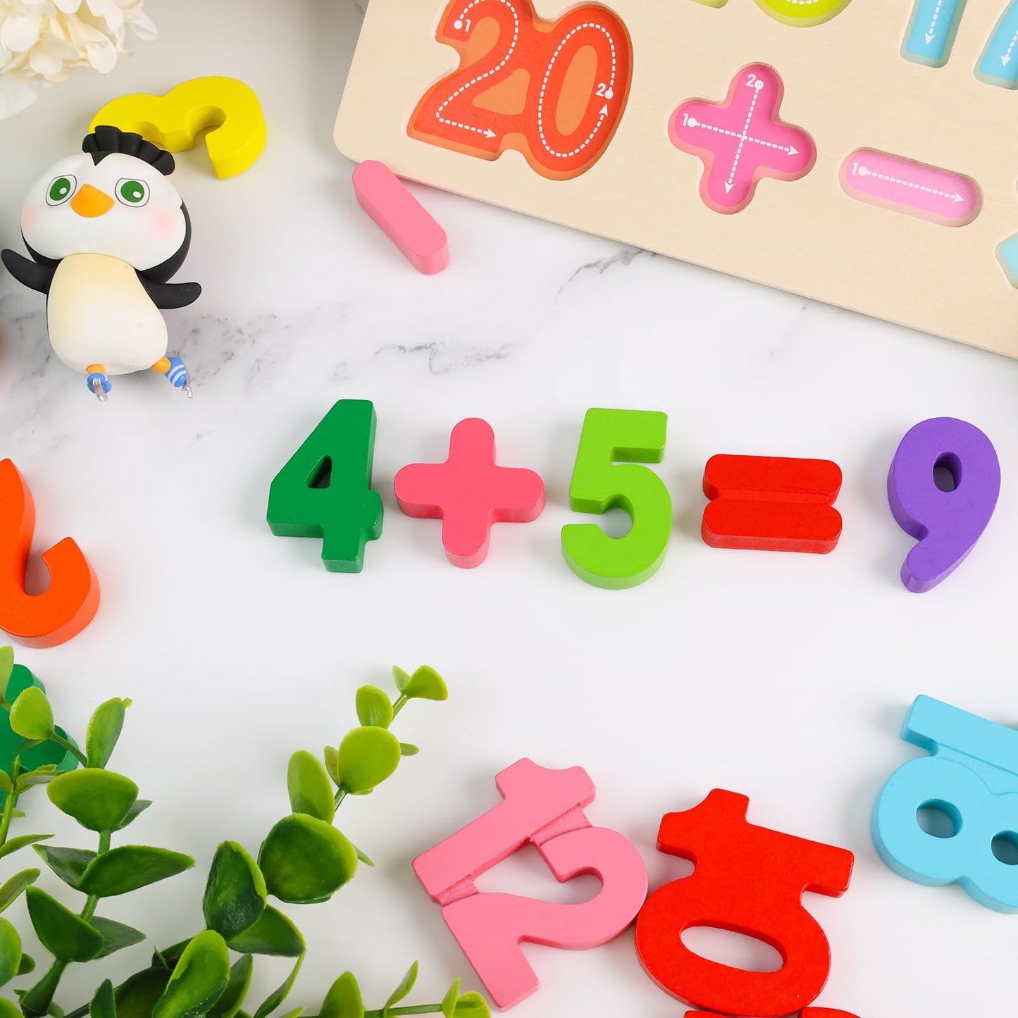 Lovestown Wooden Puzzles For Kids, Montessori Number And Shape Puzzles, Preschool Educational Toddler Puzzle Toys For Boys Girls