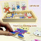 Lilybeauty Wooden Bunny Family Dress-Up Puzzle Box For Toddlers(72Pcs),Change Clothes Puzzle Games, Preschool Learning Activitie