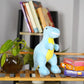 Furrendz Dashing Dino 10'' Plush|Animal Character Soft Toy-Dino|Furry Plush|Soft & Anti Allergic Fabric|Safe For Kids|Role Playt