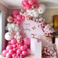 Bezente Pink Balloons Latex Party Balloons - 150 Pack 5 Inch Matte Pink Helium Balloons For Birthday Wedding Anniversary Baby Sh