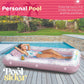 enhanced Inflatable Tanning Pool Lounger | Large Inflatable Tanning Bed for mature-themeds | Multipurpose Pool Floats | Inflatable Pool Float | Tanning Float - Pink