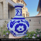 Blue and White Vase Micro Building Blocks Set,Compatible with Lego Flower Set,Arts and Crafts for Adults with Collection Value,