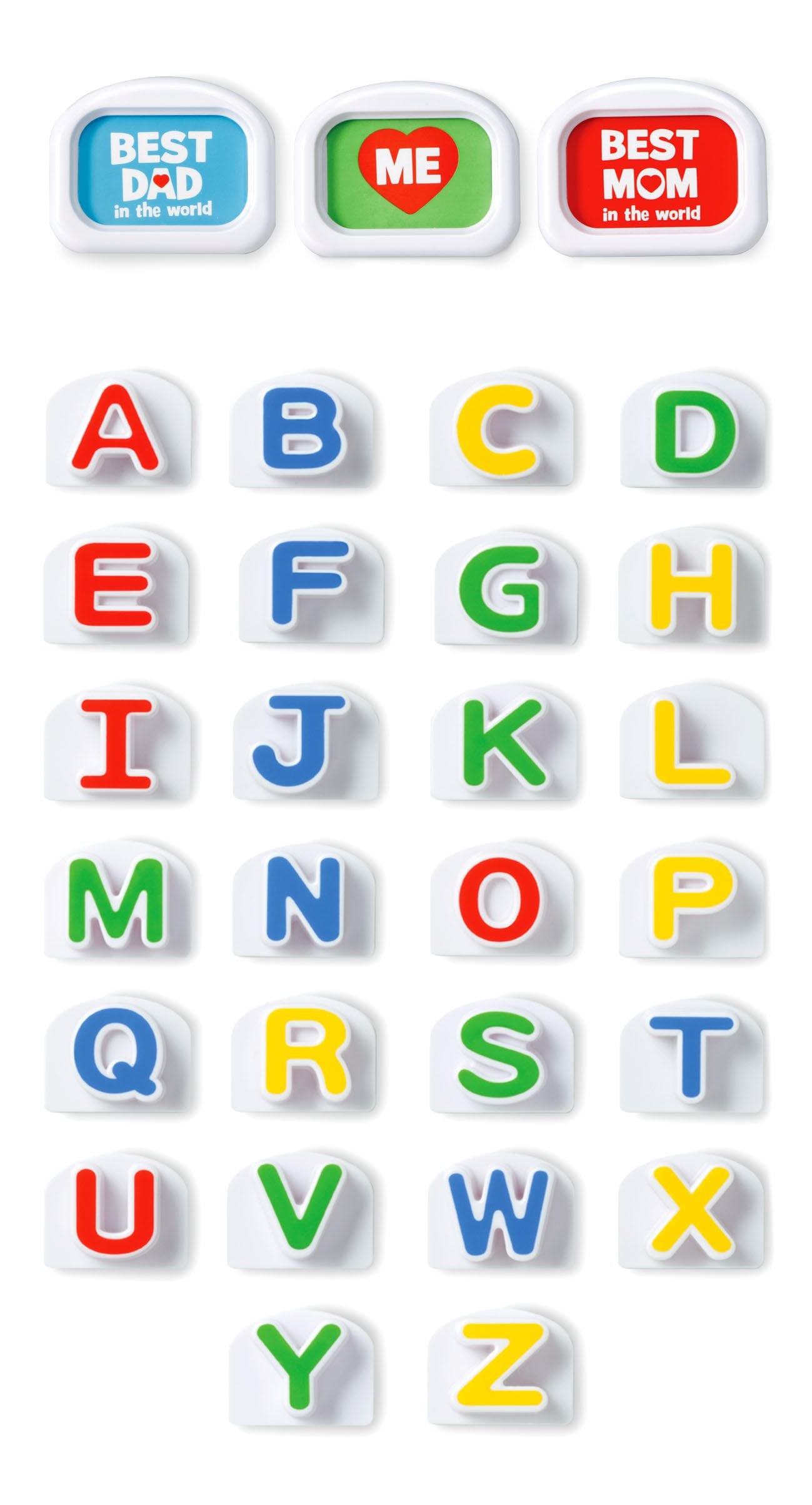LeapFrog Tad's Fridge Phonics Magnetic Letter Set - Plastic, 9"W x 6"H x 1"D, Colorful Letters, Model 80-602800