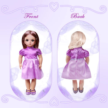 Mlcnles 18-Inch Doll Clothes Accessories - Children'S Day Present For Doll Princess Costume Dress Decorative Accessories Fits Al