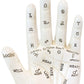 Ebros Gift Ancient Mystical Psychic Fortune Teller Chirology Palmistry Hand Palm With Lines And Symbols Figurine Decor Witchcraft Spiritual Divinity Statue For Palmists Readers (Black And White Set)