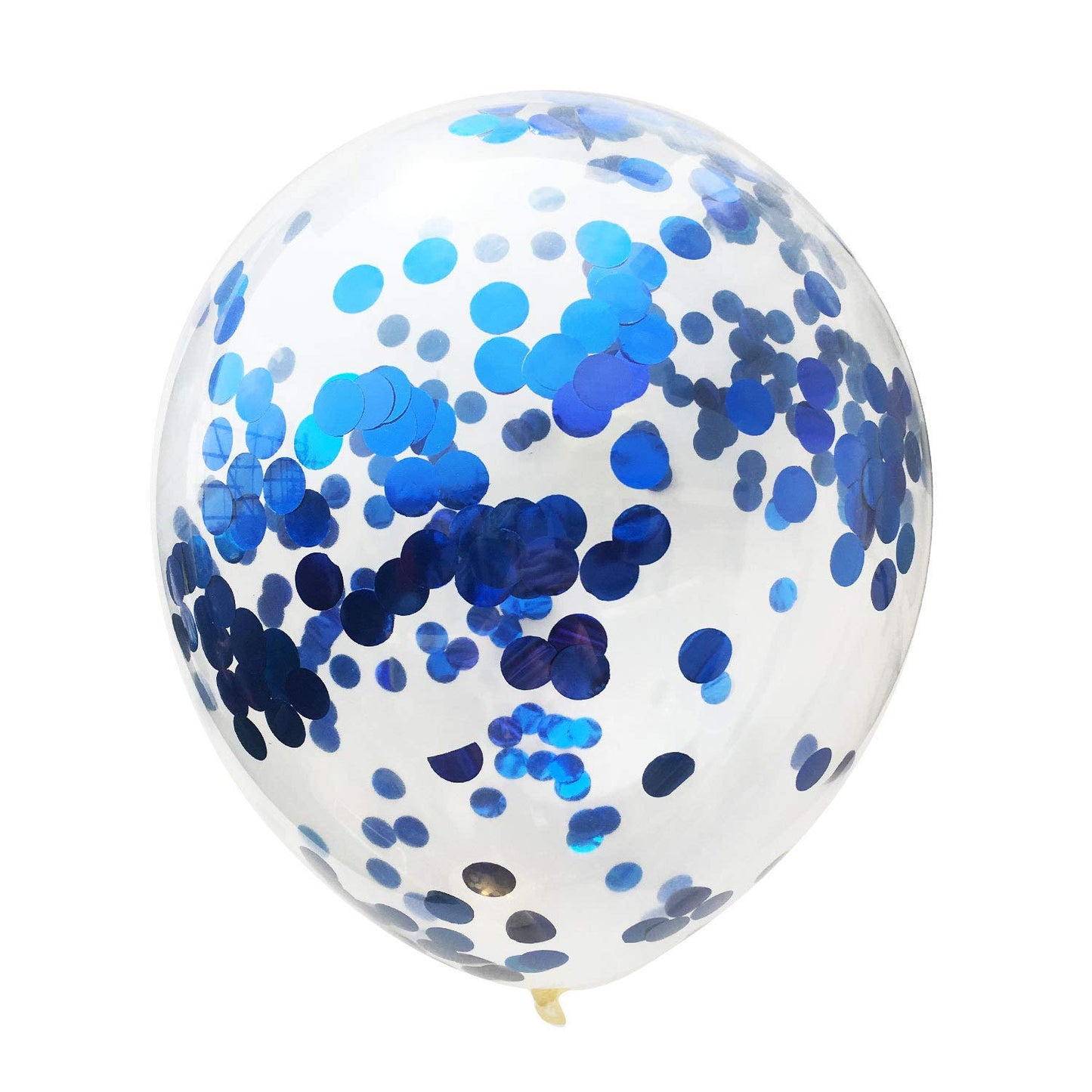 Shuntai Second Birthday Balloons Blue 2Nd Happy Birthday Party Decorations Blue Latex Confetti Balloon For 2 Years Old Themes Bi