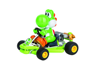 Carrera 200988 RC Official Licensed Mario Kart Pipe Kart Yoshi 1:18 Scale 2.4 GHz Remote Radio Control Car with Rechargeable LiF