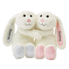 Let'S Make Memories Personalized Hugging Plush Bunnies - For Birthday - Easter Bunny - Bunny Stuffed Animal For Kids - For Boy -