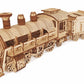 I-Chony 3D Wooden Puzzle - Diy Mechanical Steam Train Model Kits - Wood Crafts Vehicle Building Model - Wooden Stem Brain Teaser