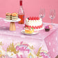 Oudain 3 Pack Princess Party Tablecloths Happy Birthday Princess Disposable Plastic Table Covers Unicorn Castle Rose Rectangular