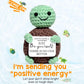 AICase Funny Positive Turtle Gifts Fathers Day Dad Gifts from Daughter Son Wife Graduation Gifts Emotional Support Nuggets Inspi