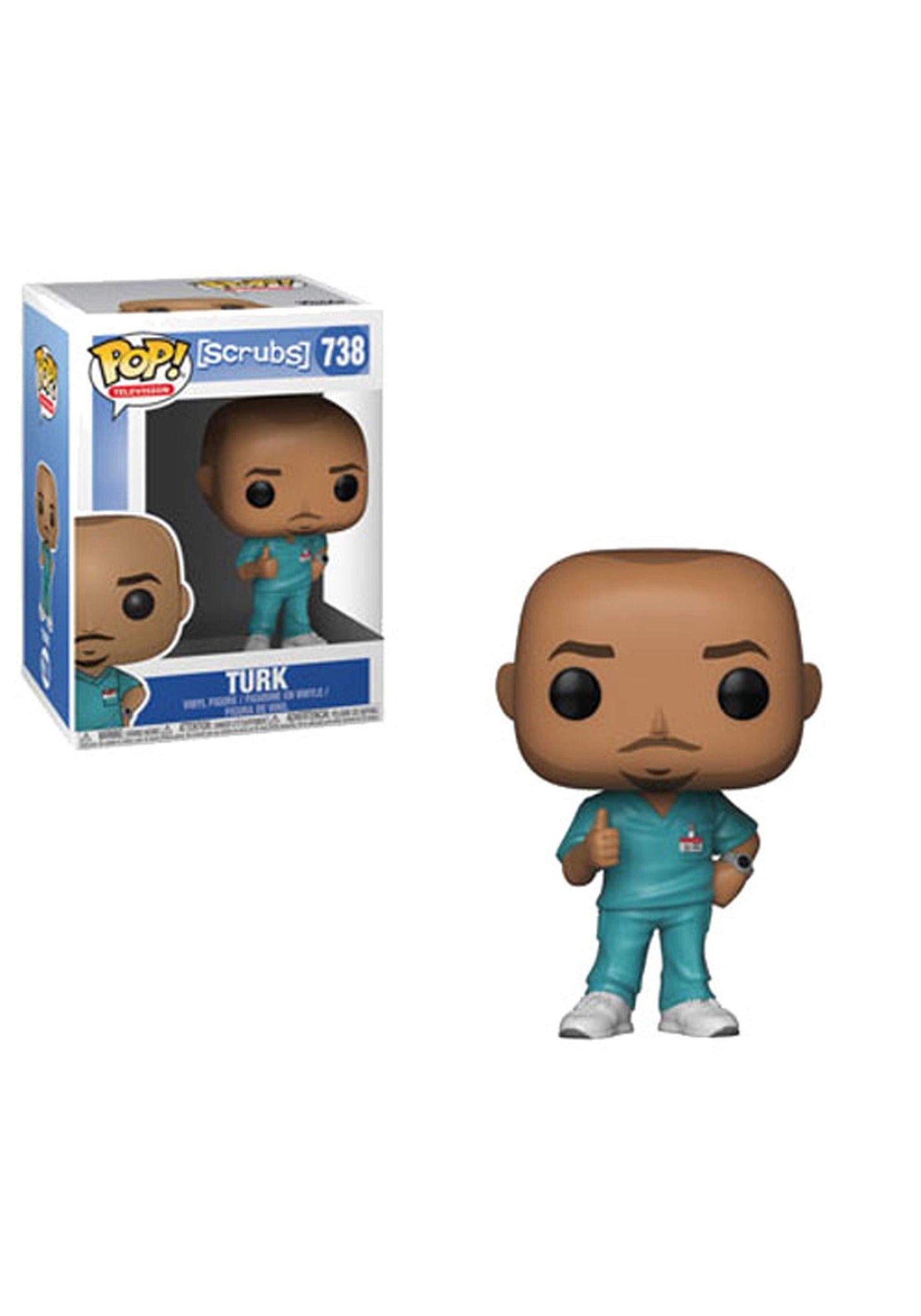 Funko Pop TV: Scrubs Turk Vinyl Figure, Multicolor, Model 35599