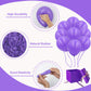 Purple Balloons In Different Sizes 5 10 12 18Inch-134Pcs Purple Balloons For Garland Arch