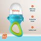 RAZBABY Baby Fruit Feeder Pacifier - Silicone Teether for Infants 6M+, BPA Free, Tan, Model 007-FB