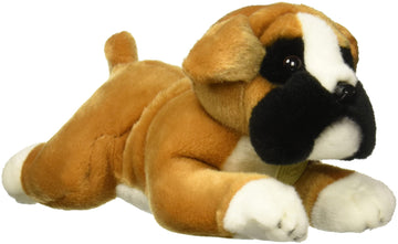 Aurora® Adorable Miyoni® Boxer Stuffed Animal - Lifelike Detail - Cherished Companionship - Brown 11 Inches