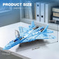 Reobrix SU-57 Fighter Jet Building Set, Large 33030 Model Kit, 1,456 PCS Plastic Military Airplane for Adults and Kids 14+