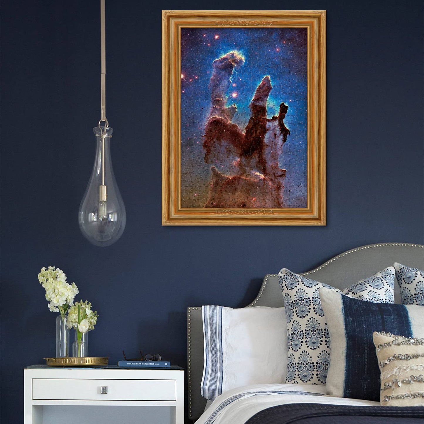 Space Puzzle 1000 Pieces mature-themed  Solar System Galaxy Puzzle  Hubble-Pillars of Creation ts Star Nebula Universe Picture Jigsaw Puzzle