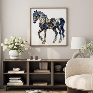 Horse Wooden Puzzles for mature-themeds  200pcs Wooden Jigsaw Puzzles for mature-themeds  Horse Unique Shaped Jigsaw Puzzles Creative Gift for Friend Family Game Medium Size 10'' x 11''