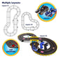 Nkok Sonic & Shadow Rc Slot Car Set Race Set Vehicle, Counts How Many Laps The Car Has Made, Great Item For Kids, Working Lights, Ages 5 And Up