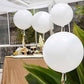 White Big 36 Inch Balloons, 9Pcs White Giant Big Latex Balloons, Large Balloons For Birthday Wedding Party Decorations. (White)