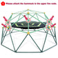 JYGOPLA 6.2-Foot Dome Climber Accessories, Waterproof Fit for 10FT Jungle Gym,Holds 350 lbs