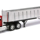 Kenworth W900 Frameless Dump Truck Red and Chrome ''Long Haul Trucker'' Series 1/32 Diecast Model by New Ray
