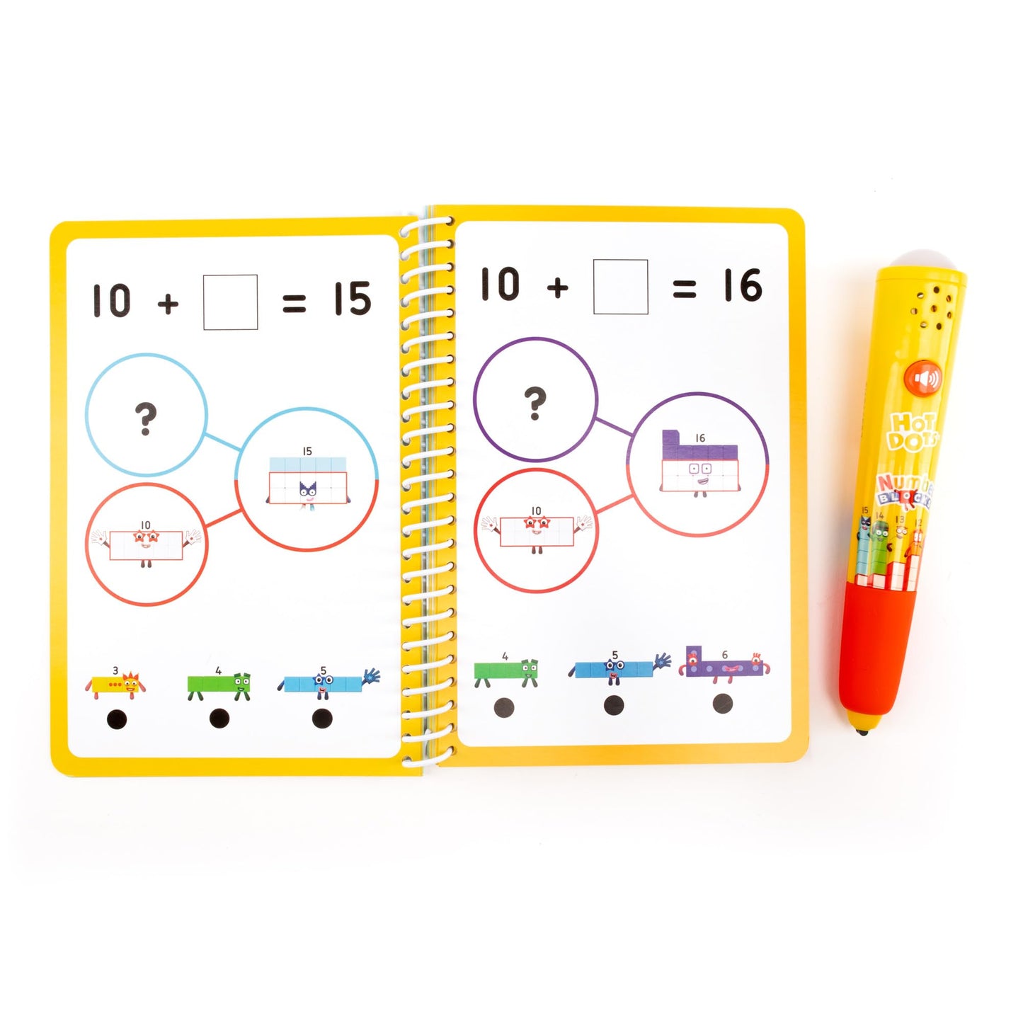 Educational Insights Hot Dots Workbook for Kids Ages 5+, Numbers 11-20, 60+ Activities, Multi Color, Model 2551, Plastic
