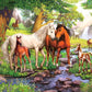 Ravensburger 12904 Horses by The Stream 300 Piece Puzzle for Kids - Every Piece is Unique, Pieces Fit Together Perfectly