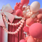 Voircoloria Retro Hot Pink Balloons, 66Pack 12Inch Blush Hot Pink Balloons Latex Party Balloons For Birthday Baby Shower Valenti