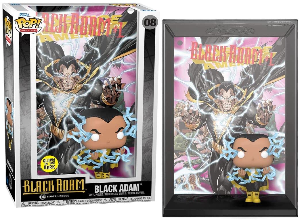 Funko Pop! Comic Cover: Dc Comics - Black Adam (Glow), Multicolor, 64070