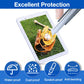 100 Topload Card Holder And 100 Clear Sleeves, Sooez 35 Pt Topload Card Protectors, 3'' X 4'' Hard Plastic Card Sleeves Baseball
