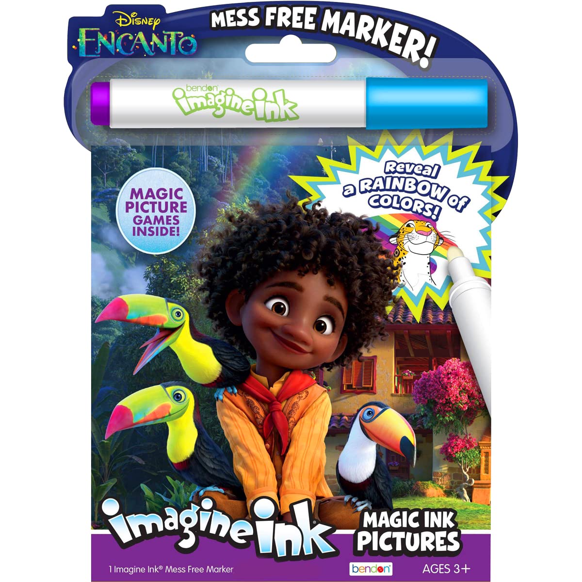 Disney Encanto Coloring And Activity Books Bundle With Imagine Ink Coloring Book, Play Pack, Stickers, And More