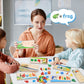 Atoylink Wooden Spell Learning Toys For 2 3 4 5 Year Old Kids Match Letter Spelling Game Board & Letters & Box, Cvc Word Builder