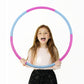 Beakabao Exercise Hoops Set For Kids(6 Parts), Weight And Size Adjustable Detachable Fitness Toys, Suitable For Gymnastics, Dance, Party, Games And Pet Training, 29 Inches