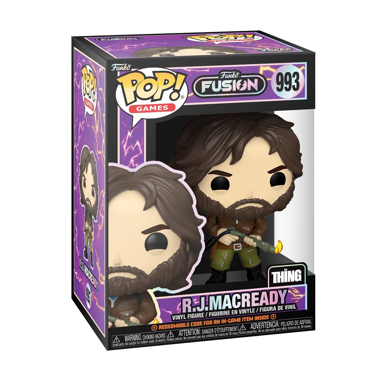 Funko Pop! Games: Fusion - R.J Macready - The Thing - Collectable Vinyl Figure - Gift Idea - Official Merchandise - For Kids & A