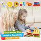 Richgv Baby Books Toys 6-12 Months, My First Story Book Busy Book 6-12-18 Months, Baby Montessori Toys Travel Toy, 10 Pages Pres