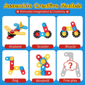 Montessori Kids Tool Set, Wooden Toddler Tool Bench Educational Toys for Ages 2-4, 2 Year Old Boy Gift for Birthday Christmas, S
