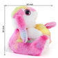 Nleio Easter Stuffed Bunny With Egg(Reversible), 8.5'' Plush Rabbit With Floppy Ears, Huggable & Washable Easter Stuffed Animals