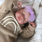 Pinky Reborn Reborn Baby Dolls 20 Inch Realistic Sleeping Doll Silicone Reborn Toddler Doll Weighted Handmade Doll Set