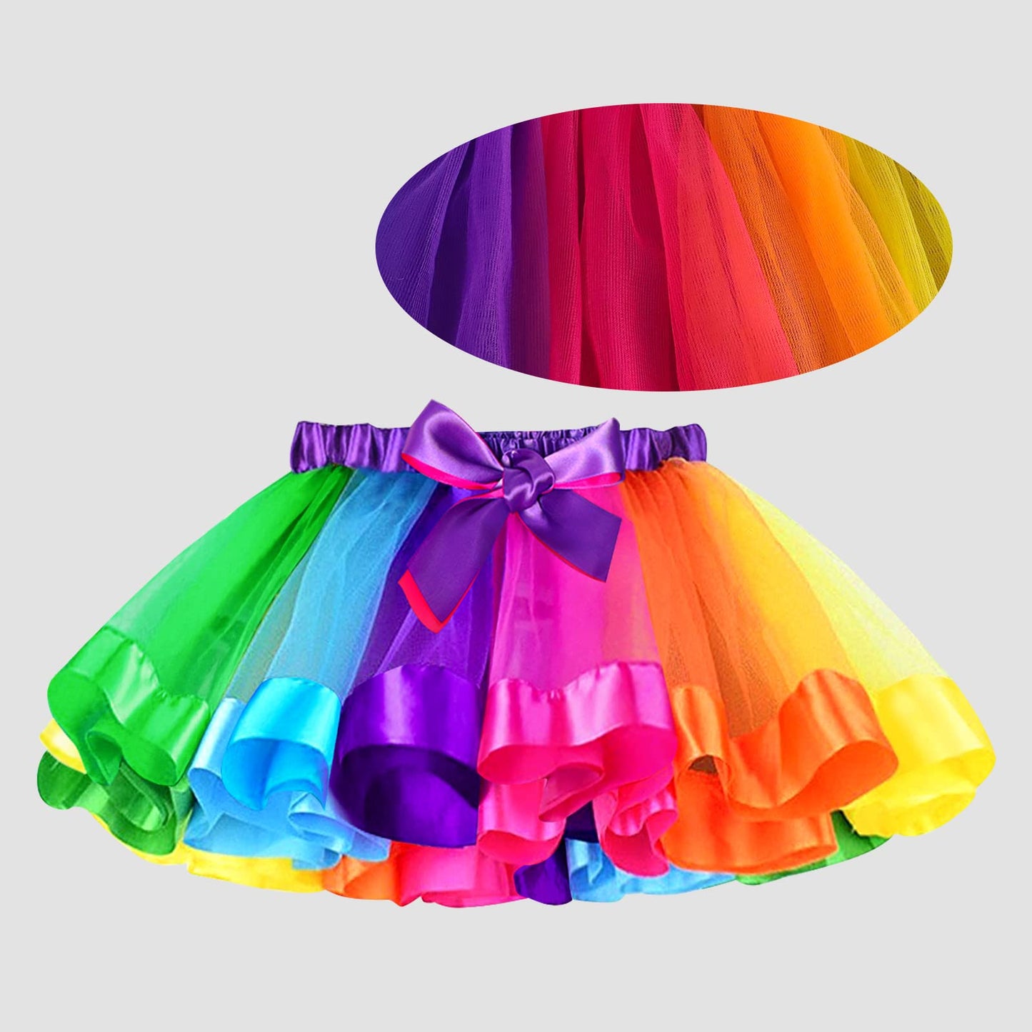 Doctor Unicorn Birthday Girls Unicorn Costume Outfit Rainbow Tutu, Unicorn T-shirt, Satin Sash, Hair Bow & Headband Rainbow/Blac