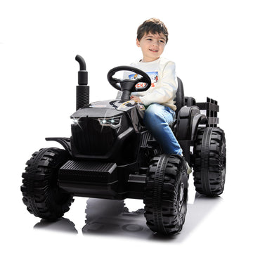 Hikiddo 24V Ride-On Tractor, Ride On Toy Car For Big Kids With Parental Remote Control, 24Volt/9Ah Battery, 400W Dual Motors - B