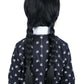 Bettecos Long Black Braided Wig For Girls With Necklace Heat Resistant Synthetic Pigtails Hair Wigs For Kids Halloween Party Cos